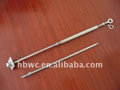 China Hot-Dip Galvanized Steel Pipe Fitting, Extension Rods for sale