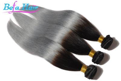 China Suavemente alise el negro de 2 tonos a las extensiones rubias del pelo de Ombre ningún enredo en venta