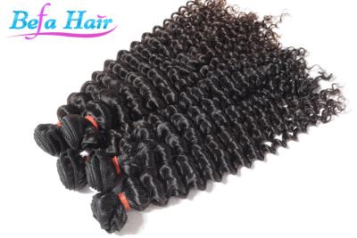 China 14 Inches Deep Curl Grade 6A Virgin Hair Original Peruvian Hair for sale