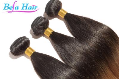 China Apertado do cabelo reto das extensões do cabelo humano de Ombre e puro de trama à venda