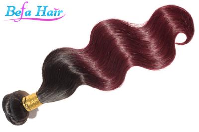 China Nenhum Weave roxo do cabelo humano de Ombre das extensões do cabelo de Ombre da mistura à venda