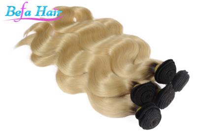 China Color 1b / 613 Human Ombre Remy Hair Extensions No Easy Shedding Or Tangle for sale