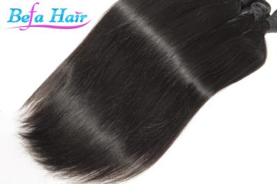 China Weave reto puro do cabelo humano das extensões luxuosas do cabelo humano do Mongolian do Virgin à venda