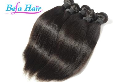 China Negro natural tramas del cabello humano de las extensiones del pelo recto de Yaki de 20 pulgadas en venta