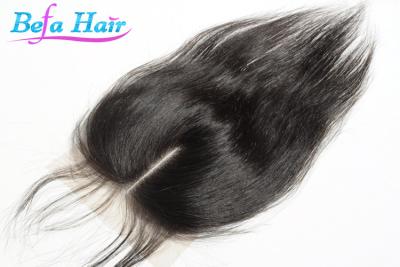 China Swiss Brazilian Grade 6A Remy Straight Hair Closure With 130% Density for sale