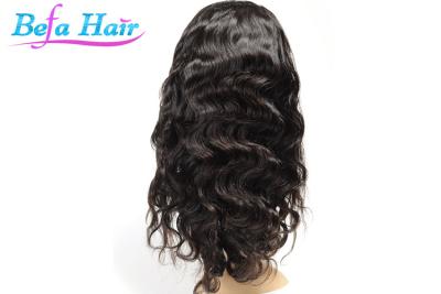 China Perucas completas feitas sob encomenda duradouros do laço do cabelo humano de Glueless para mulheres negras à venda