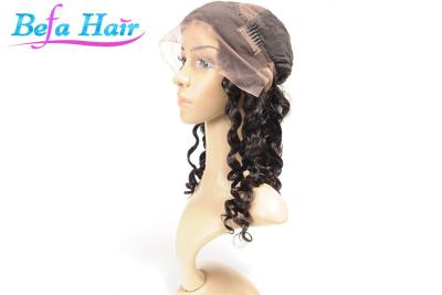 China Pure Brazilian Deep Wave Remy Human Hair Lace Front Wigs Grade 7A for sale