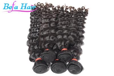 China 7A Grade Remy Brazilian Deep Wave Curly Virgin Hair With No Shedding​ for sale