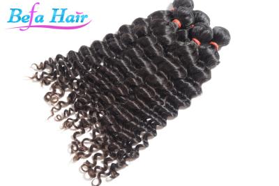 China Extensiones rizadas/profundamente de la onda del grado 7A de la Virgen del pelo del pelo mojado/ondulado para las mujeres negras en venta