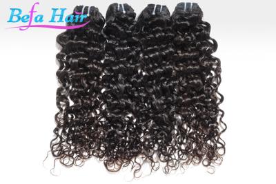 China Customized Indian Curl Grade 6A Virgin Hair Weft Hair Extensions For Black Women for sale