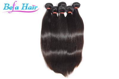 China Natural Black / Copper Red Straight Grade 7A Virgin Hair For Ladies / Girls for sale