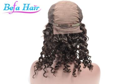 China Virgin Remy Deep Curl Human Hair Lace Front Wigs 20 Inch / 30 Inch for sale