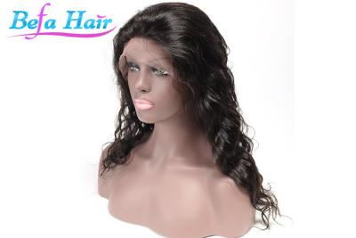 China Professional Remy Human Hair Lace Front Wigs With Transparent / Brown Cap for sale