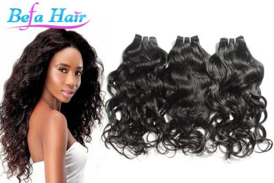 China Tangle free Water Wave Grade 6A Virgin Hair 15 Inch Hair Extensions for sale