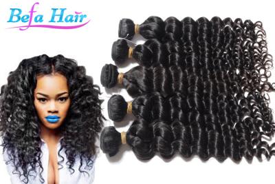 China Wet And Wavy Deep Wave Peruvian Human Hair Extensions with Full Cuticles for sale