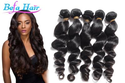 China customized 16 Inch Loose Wave Peruvian Human Hair Extensions for sale