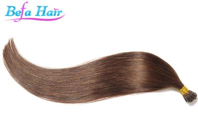 China Colored Red Violet / Dark Brown Double Wefted U Tip Hair Extensions For Ladies for sale