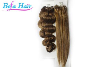 China Great Lengths 30 Inch Micro Loop Human Hair Extensions Brazilian Hair Wefts for sale