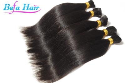 China Peruvian Natural Black Virgin Human Hair Bulk Extensions For Braiding for sale