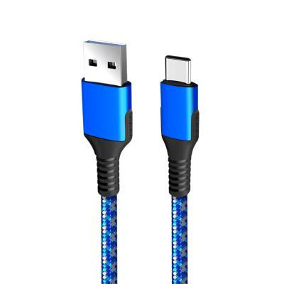 China For iphone and android newcomer 2020 ICEBINGO usb charging cable 2.4 ac type 1m nylon braided mirco 3f usb fast charging cable for iphone for sale