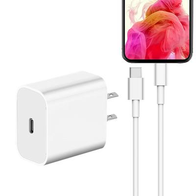 China Mobile Phone 20W USB Type C Charger Adapter For iPhone 11 Pro Xs X Max Xr 8 PD Fast Charging Power Type-C Plus EU US Plug For Apple Charger for sale