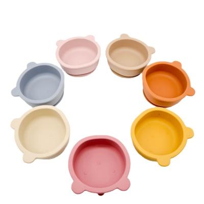 China Bpa Free New Product Animal Shape Silicone Baby Bowl And Suction Baby Supplies Products for sale