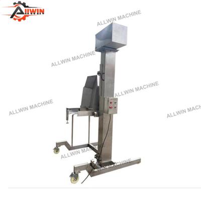 China High Quality Industrial Automatic Meat Suitcase Hopper Elevator Pusher For Meat Mixer for sale