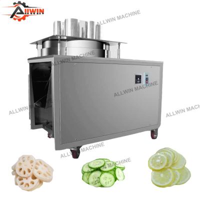 China Hot Selling Industrial Fruit and Vegetable Slicer Lemon Industrial Electric Root Vegetable Slicer/Snack Vegetable for sale