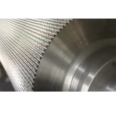 China Beverage corrugated roller from the best professional high precisionalloy steel groove suppliers for sale