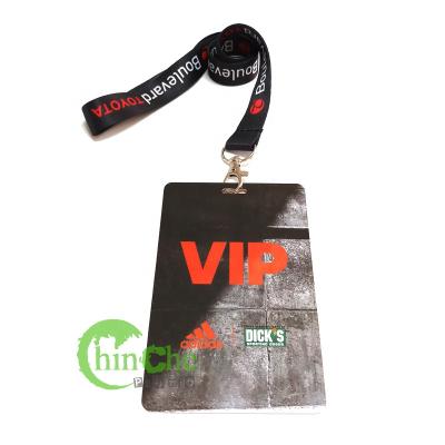 China Promotion Laminated ID Cards PVC Gateway Access Control Credential Card With Lanyard Custom for sale