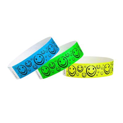 China Promotion Festival Events Tyvek Wristbands With Logo Custom Printable for sale