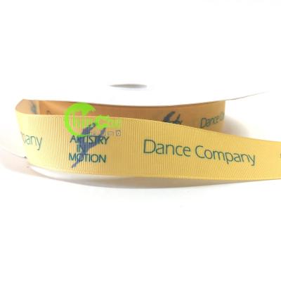 China Recyled Wholesale 1 Inch Grosgrain Character Ribbon With Custom Logo for sale