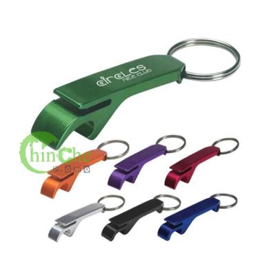 China Minimum Viable 100 Personalized Aluminum Bottle Opener Key Chain for sale