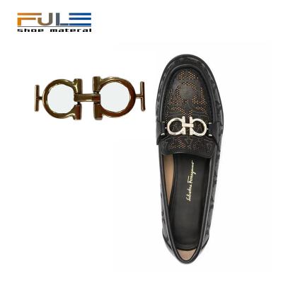 China Fashion shoes leather accessories shoe making metal buckle decorative part FULI-M011 for sale