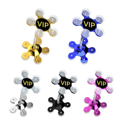 China Adjustable Universal Mobile Cell Phone Holder custom Silicone suction cup holder logo OEM mobile phone stand for car for sale