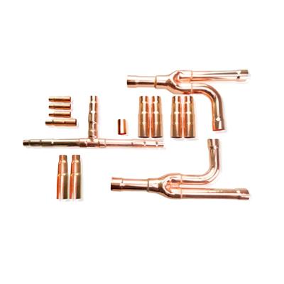 China Commercial Y Branch Air Conditioner Copper Pipe Fitting for sale