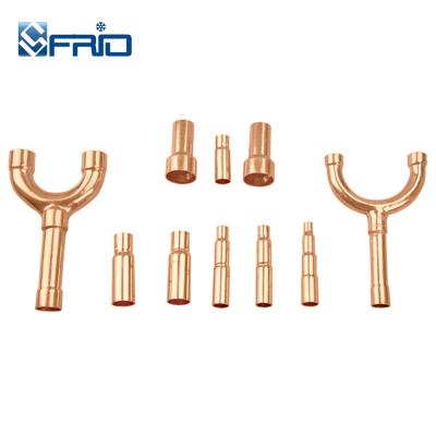 China Commercial Copper Y Fittings Pipe VRF Branch For TOSHIBA SMMS VRF System for sale