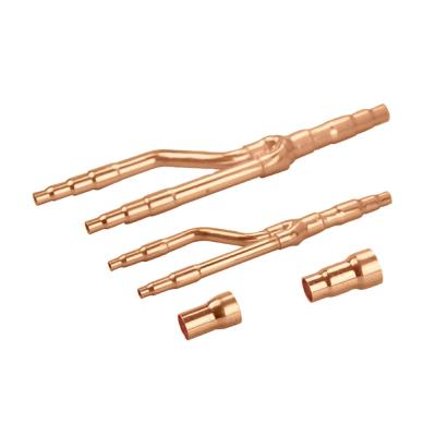 China Commercial Copper Branch Pipe Y Joints For VRF System Y Kit RefNet For MHI DIS-180-1 for sale