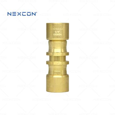 China HVACR Solderless Connection Brass Fittings, 100% Brass Material for sale