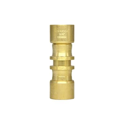 China HVACR Coupler Solderless Connection Brass Fittings No Fire Connector , 100% Brass Material for sale