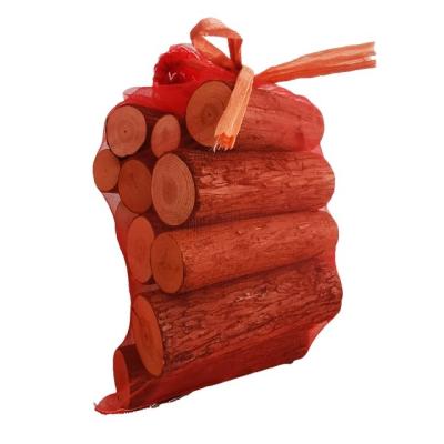 China firewood mesh bag kindling bags 100% PP material Te koop