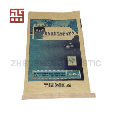 China Kraft Paper Cement Packaging Bags 25kg 50kg Putty Powder Bag Te koop