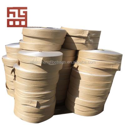 China PP woven soft bulk bag cross corner lifting loops jumbo bag belts/loops à venda