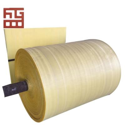 China Large pp woven sack roll cheap white fabric roll for sale