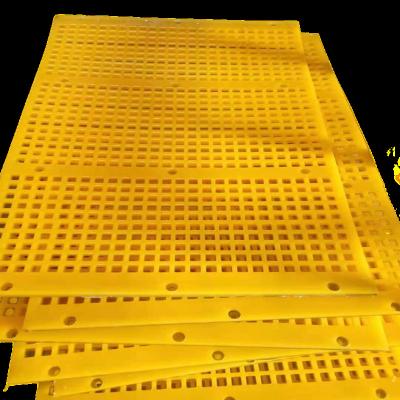 China Ore mining Industrial Customized Dewatering Screen Rubber Polyurethane Vibrating Screen Mesh for sale