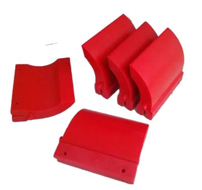 China Mining Moulded Polyurethane Conveyor Belt Scraper Cleaners for sale