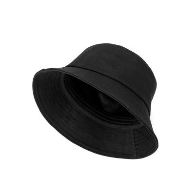 China Wholesale Custom Logo Bucket Hats Cheap Black Funny Printing Fashion Casual High Quality Polyester Cotton For Adult for sale