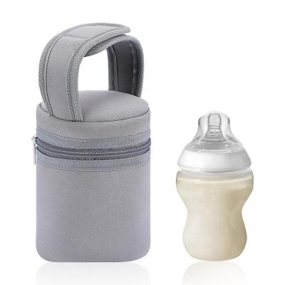 China Night Light Neoprene Thermal Insulation Baby Bottle Bag Water Bottle Heat Insulation Portable Hand Bab Multifunction for sale