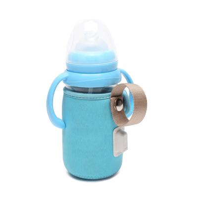 China Amazon Hot Sale Neoprene Night Light Thermal Insulation Baby Bottle Bag Thermal Water Bottle Bag for sale