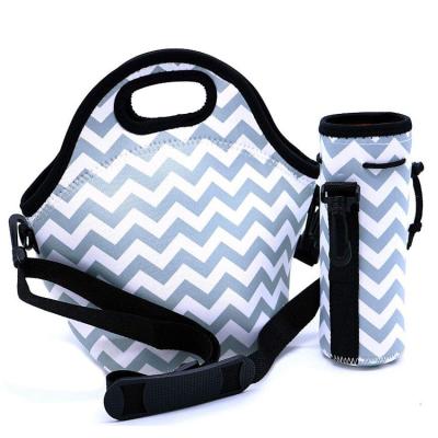 China Factory Sale Hot Custom Cooler Lunch Bag Neoprene Waterproof Reusable Insulated Lunch Bag for sale